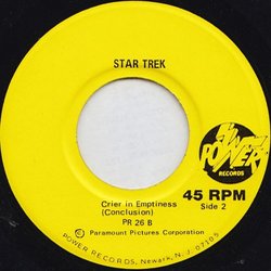 Star Trek: Crier In Emptiness Soundtrack (Various Artists) - CD-Inlay