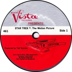 Star Trek Trilha sonora (Jerry Goldsmith, Chuck Riley) - CD-inlay