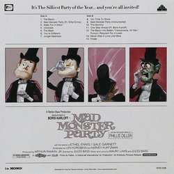 Mad Monster Party Ścieżka dźwiękowa (Jules Bass, Maury Laws) - Tylna strona okladki plyty CD