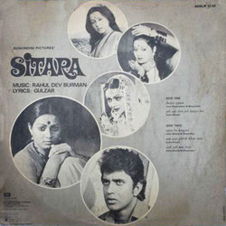 Sitara Soundtrack (Gulzar , Asha Bhosle, Rahul Dev Burman, Lata Mangeshkar, Bhupinder Singh) - CD Achterzijde