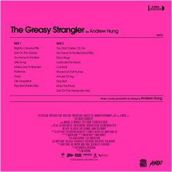 The Greasy Strangler Ścieżka dźwiękowa (Andrew Hung) - Tylna strona okladki plyty CD