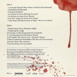 L'Isola Dei Dannati Soundtrack (Christian Bluthardt, Mondo Sangue) - CD Trasero
