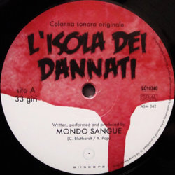 L'Isola Dei Dannati Soundtrack (Christian Bluthardt, Mondo Sangue) - CD-Inlay