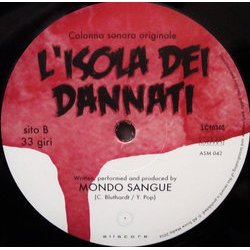 L'Isola Dei Dannati サウンドトラック (Christian Bluthardt, Mondo Sangue) - CDインレイ