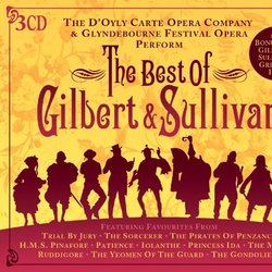 The Best of Gilbert & Sullivan Soundtrack (W.S. Gilbert, Arthur Sullivan) - CD cover