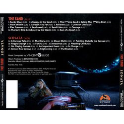 The Sand / Sonata Ścieżka dźwiękowa (Vincent Gillioz) - Tylna strona okladki plyty CD