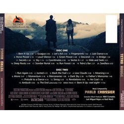Tetro Rouge Trilha sonora (Pablo Croissier) - CD capa traseira