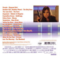 D.E.B.S. Ścieżka dźwiękowa (Steven M. Stern) - Tylna strona okladki plyty CD