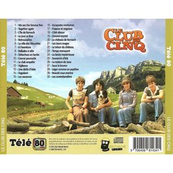 Le Club des Cinq Soundtrack (Rob Andrews, Various Artists) - CD Back cover