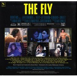 The Fly サウンドトラック (Howard Shore) - CD裏表紙