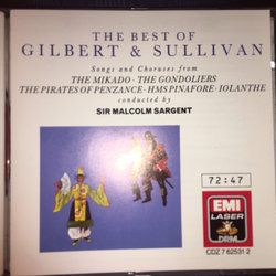 The Best of Gilbert & Sullivan サウンドトラック (W.S. Gilbert, Arthur Sullivan) - CDカバー