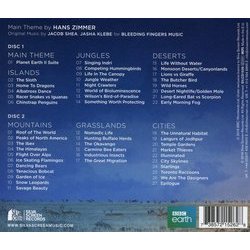 Planet Earth II Soundtrack (Jasha Klebe, Jacob Shea, Hans Zimmer) - CD Back cover