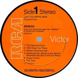 Skidoo サウンドトラック (Harry Nilsson) - CDインレイ