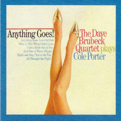 Anything Goes! The Dave Brubeck Quartet Plays Cole Porter Soundtrack (Dave Brubeck, Cole Porter) - CD cover