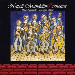 Mandolini Al Cinema Colonna sonora (Various Artists, Napoli Mandolin Orchestra) - Copertina del CD