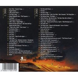 The Thief of Bagdad Ścieżka dźwiękowa (Mikls Rzsa) - Tylna strona okladki plyty CD