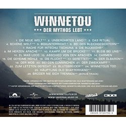 Winnetou - Der Mythos lebt Ścieżka dźwiękowa (Martin Bttcher, Heiko Maile) - Tylna strona okladki plyty CD