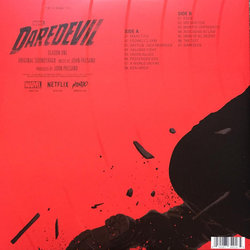 Daredevil Soundtrack (John Paesano) - CD Back cover