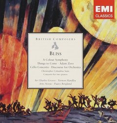 Things to Come / Christopher Columbus / A Colour Symphony Ścieżka dźwiękowa (Arthur Bliss) - Okładka CD