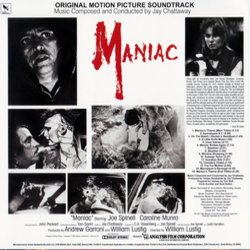 Maniac Soundtrack (Jay Chattaway) - CD Back cover