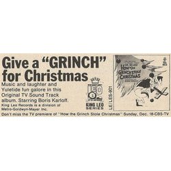 How the Grinch Stole Christmas 声带 (Dr.Seuss , Albert Hague) - CD-镶嵌