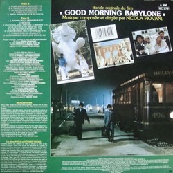 Good Morning Babylone サウンドトラック (Nicola Piovani) - CD裏表紙