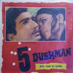 5 Dushman Soundtrack (Various Artists, Rahul Dev Burman, Majrooh Sultanpuri) - CD cover