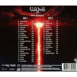 Halo Wars 2 Ścieżka dźwiękowa (Gordy Haab, Brian Lee White, Brian Trifon) - Tylna strona okladki plyty CD