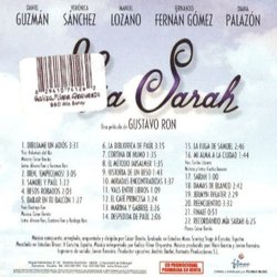 Ma Sarah Ścieżka dźwiękowa (Csar Benito) - Tylna strona okladki plyty CD
