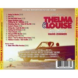 Thelma & Louise Ścieżka dźwiękowa (Hans Zimmer) - Tylna strona okladki plyty CD