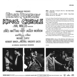 King Creole Colonna sonora (Elvis Presley, Walter Scharf) - Copertina posteriore CD