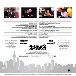Arthur 2: On the Rocks Soundtrack (Various Artists, Burt Bacharach) - CD Achterzijde