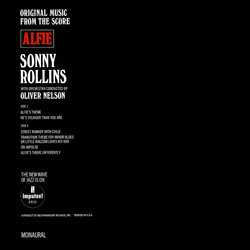 Alfie Ścieżka dźwiękowa (Sonny Rollins) - Tylna strona okladki plyty CD