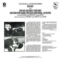 Brass Target Trilha sonora (Laurence Rosenthal) - CD capa traseira
