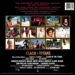 Clash of the Titans Trilha sonora (Laurence Rosenthal) - CD capa traseira