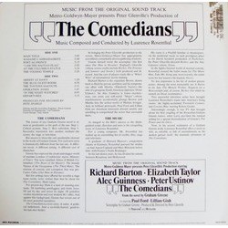 The Comedians Trilha sonora (Laurence Rosenthal) - CD capa traseira