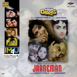 Charas / Jaaneman Soundtrack (Various Artists, Anand Bakshi, Laxmikant Pyarelal) - CD cover