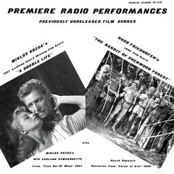 Premiere Radio Performances Soundtrack (Hugo Friedhofer, David Raksin, Mikls Rzsa) - CD cover