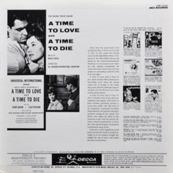 A Time to Love and a Time to Die Bande Originale (Mikls Rzsa) - CD Arrire