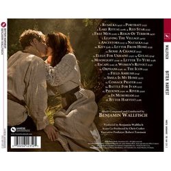 Bitter Harvest Soundtrack (Benjamin Wallfisch) - CD Back cover