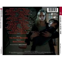 Before I Wake Soundtrack (Danny Elfman, The Newton Brothers) - CD Back cover