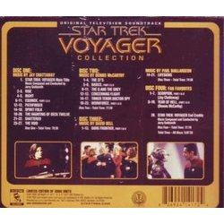 Star Trek Voyager Collection Trilha sonora (Paul Baillargeon, David Bell, Jay Chattaway, Dennis McCarthy) - CD capa traseira