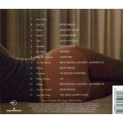 Lost in Translation Ścieżka dźwiękowa (Various Artists, Kevin Shields) - Tylna strona okladki plyty CD
