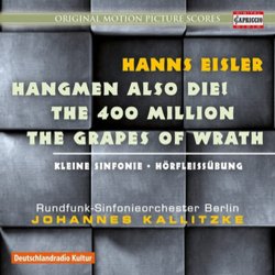 Hanns Eisler: Film Music Soundtrack (Hanns Eisler) - CD-Cover