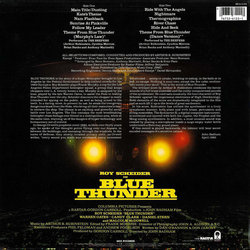 Blue Thunder Ścieżka dźwiękowa (Arthur B. Rubinstein) - Tylna strona okladki plyty CD