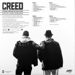 Creed Ścieżka dźwiękowa (Ludwig Gransson) - Tylna strona okladki plyty CD