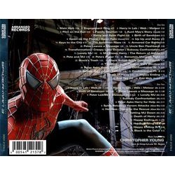 Spider-Man 3 Ścieżka dźwiękowa (Christopher Young) - Tylna strona okladki plyty CD