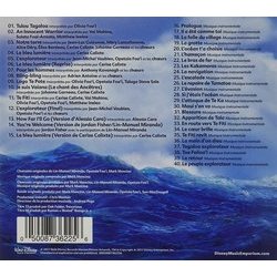 Vaiana サウンドトラック (Opetaia Foa'i, Mark Mancina, Mark Mancina, Lin-Manuel Miranda) - CD裏表紙