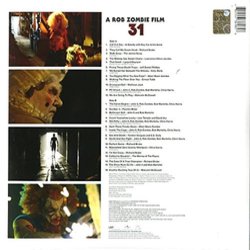 31 Soundtrack (Chris Harris,  John 5, Bob Marlette, Rob Zombie) - CD Back cover