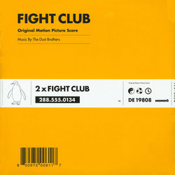 Fight Club Trilha sonora (The Dust Brothers) - capa de CD